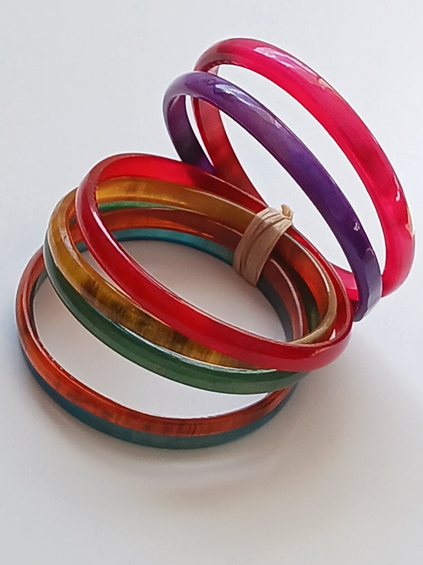 Bracelet en corne semainier (7 pièces)