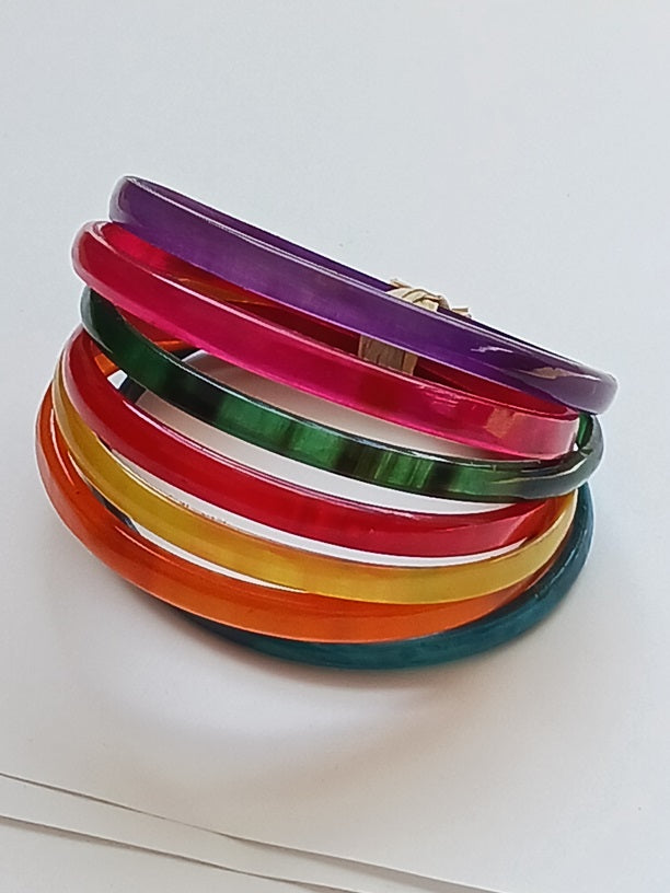 Bracelet en corne semainier (7 pièces)