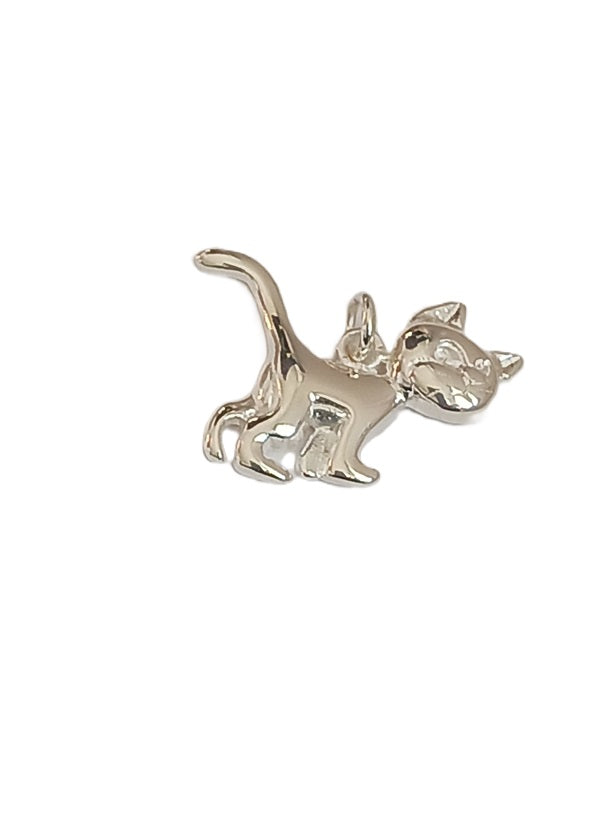 Pendentif chat argent