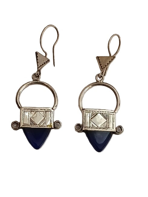 Boucles d'oreilles touareg en argent