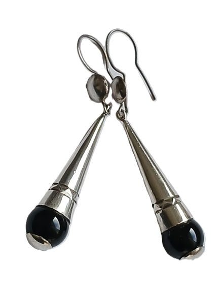 Tuareg silver earrings