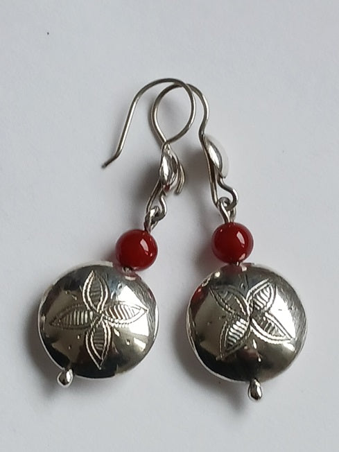 Boucles d'oreilles touareg en argent