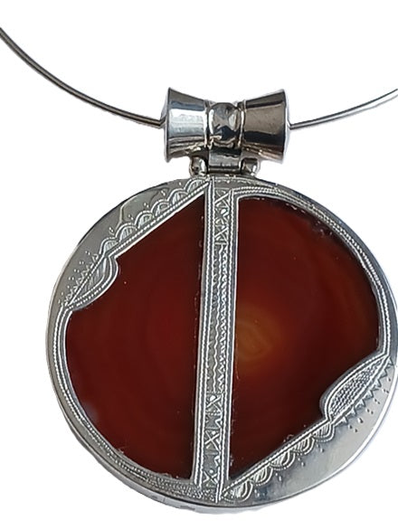 Collier touareg en argent