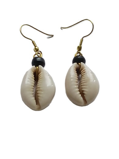 Boucles d'oreilles en cauris