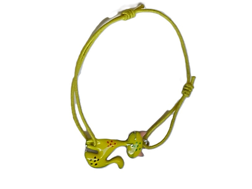 Bracelet ajustable chat