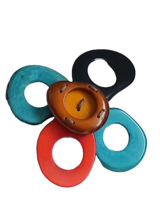 Broche en Tagua