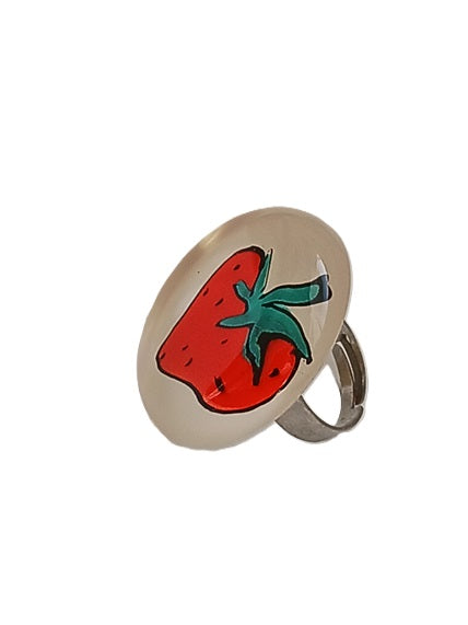 Bague fraise