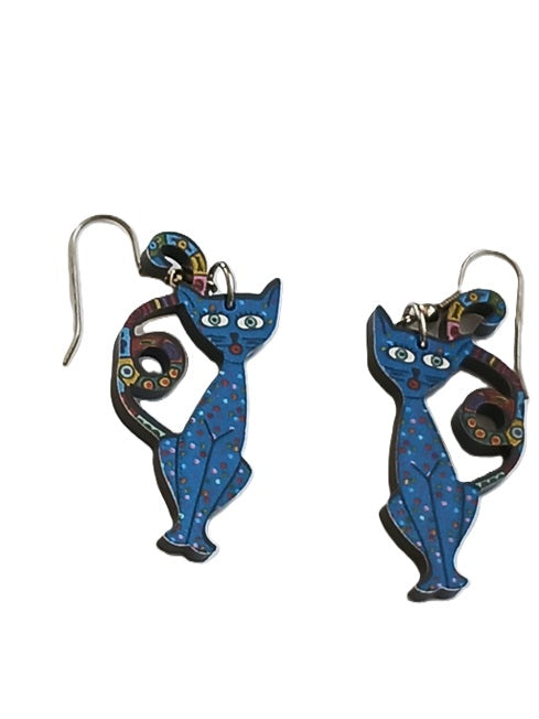 Boucles d'oreilles chat