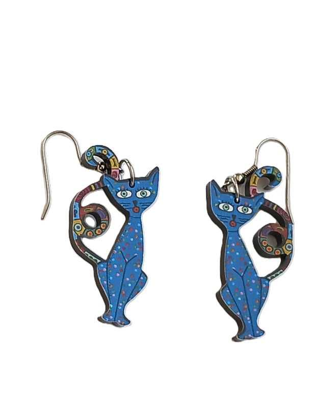 Boucles d'oreilles chat