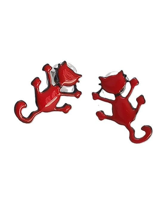 Boucles d'oreilles chat