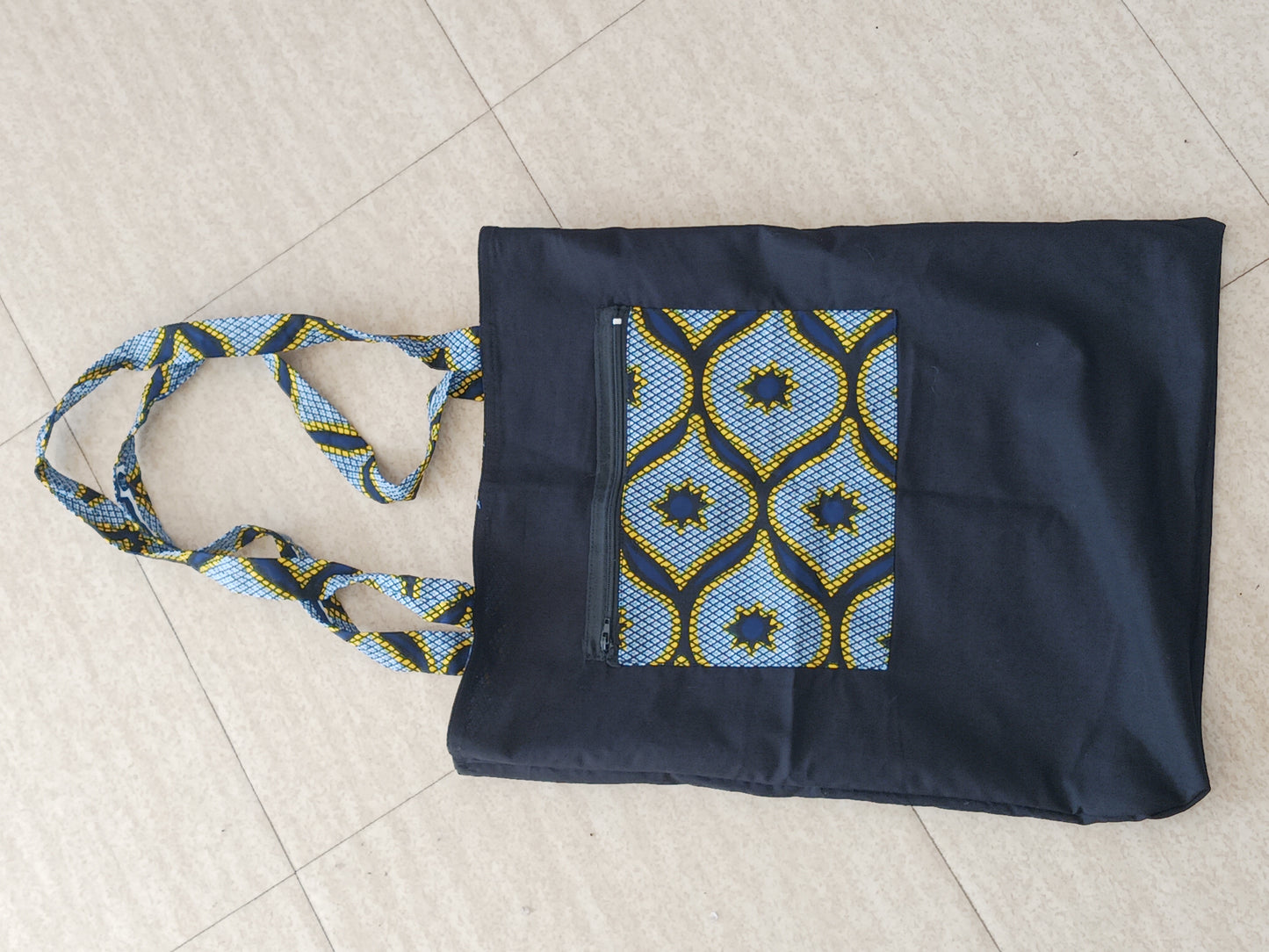 Sac en tissu Tote bag - Doublé avec poche intérieure