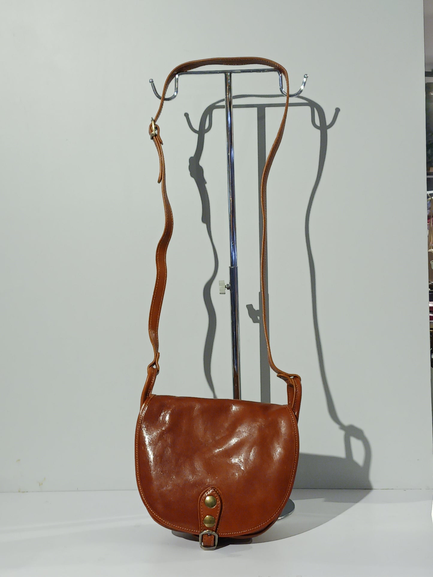 Sac à main en cuir - Datte