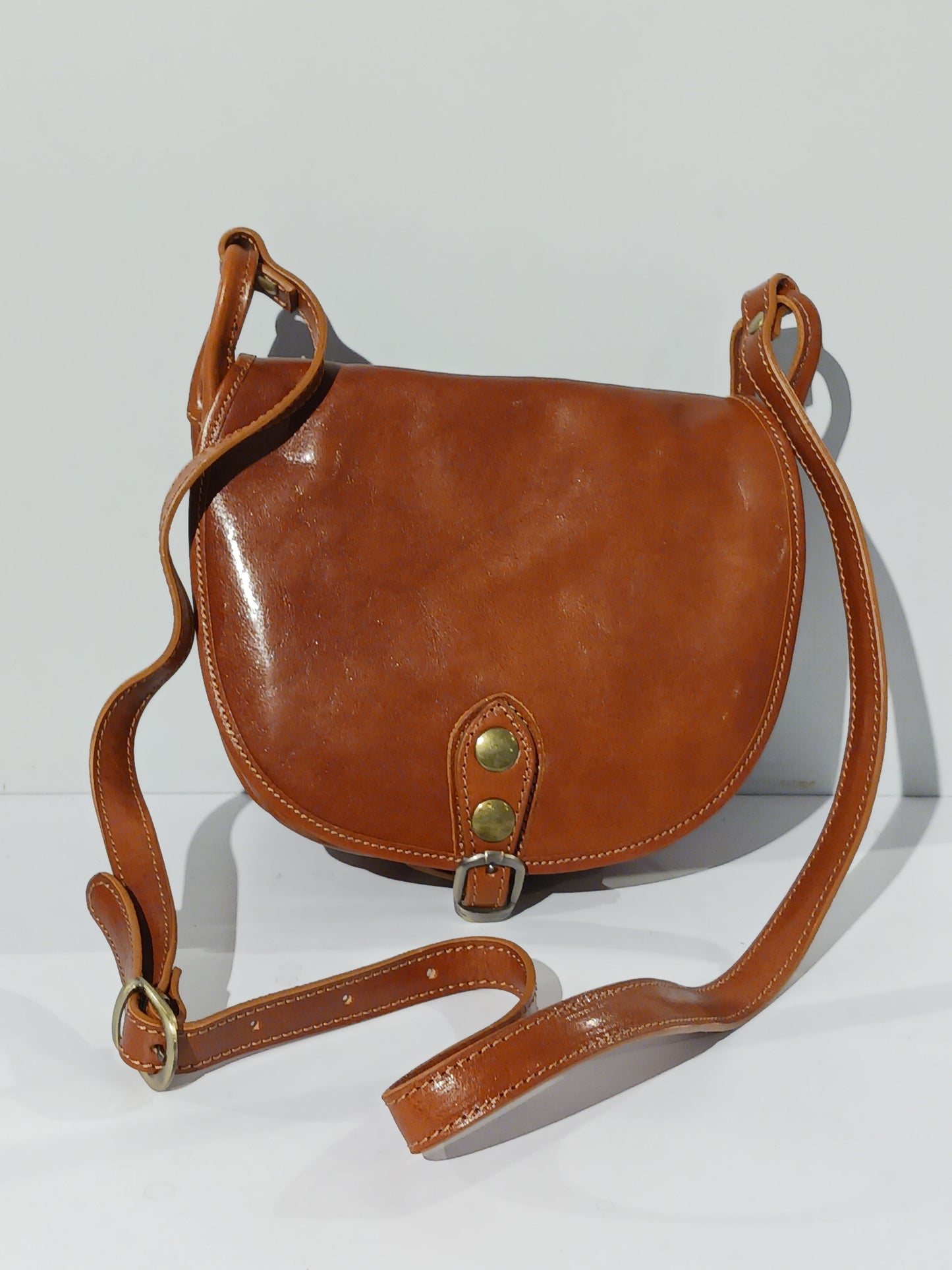 Sac à main en cuir - Datte