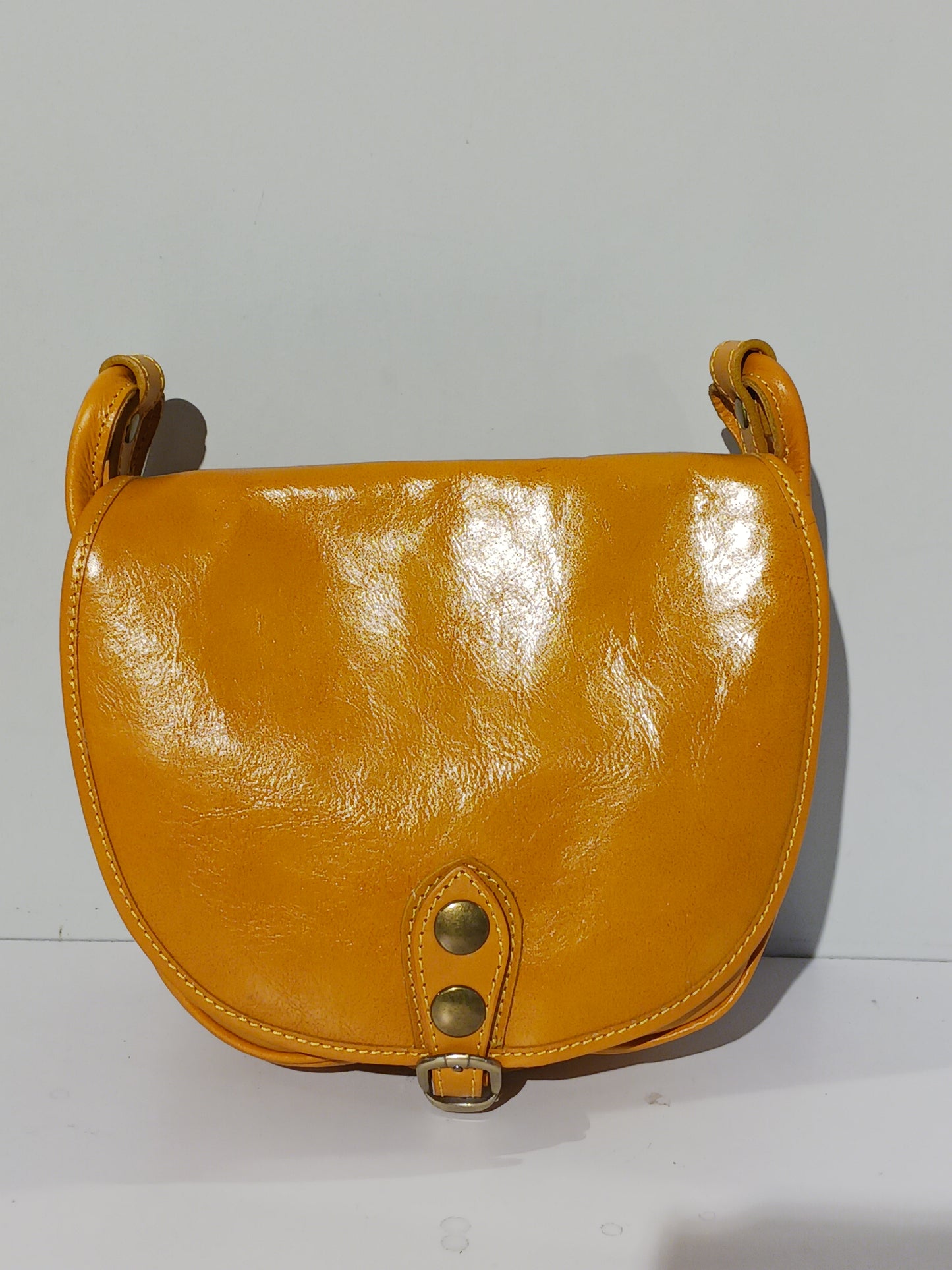 Sac à main en cuir - Datte