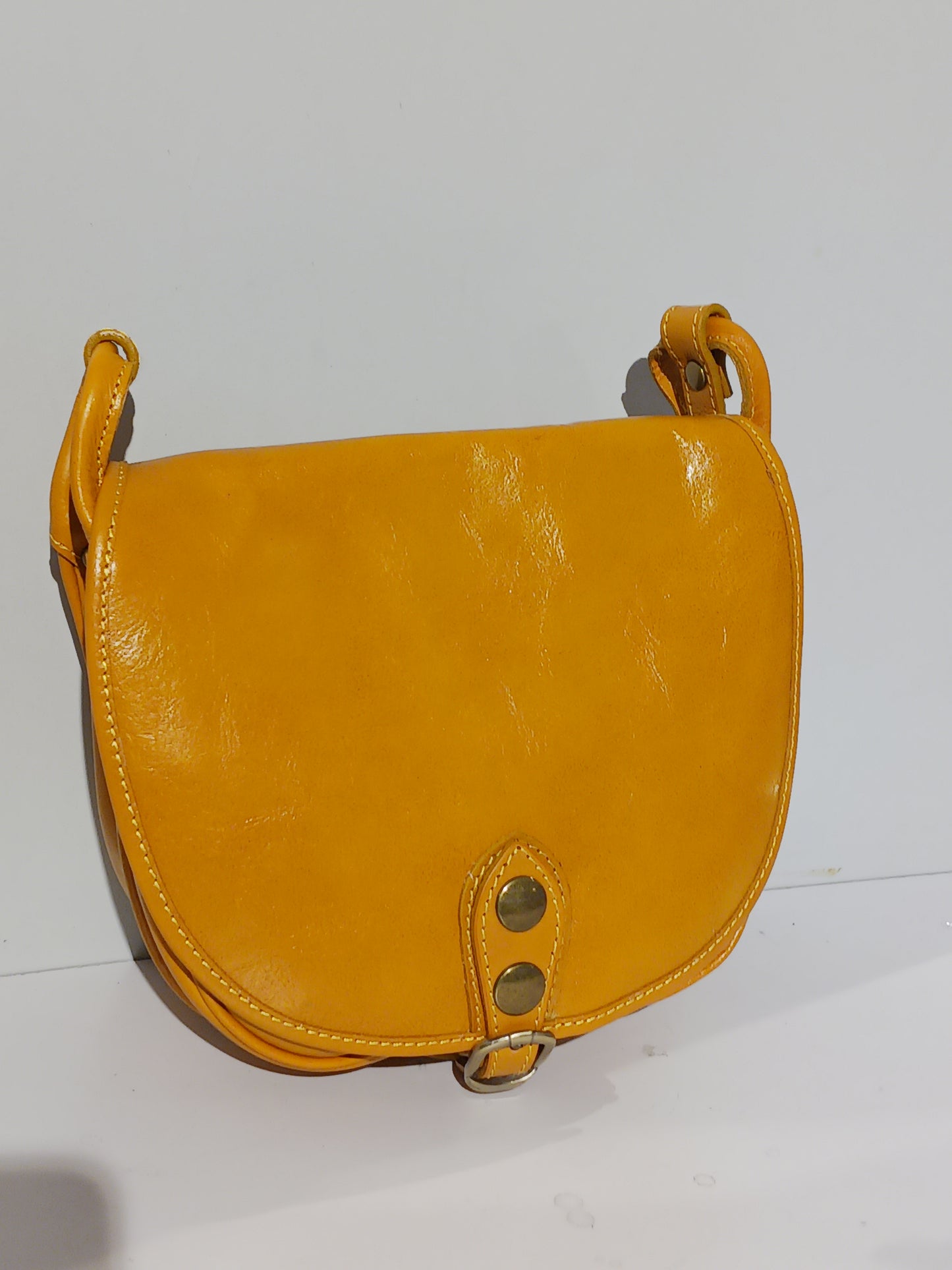 Sac à main en cuir - Datte