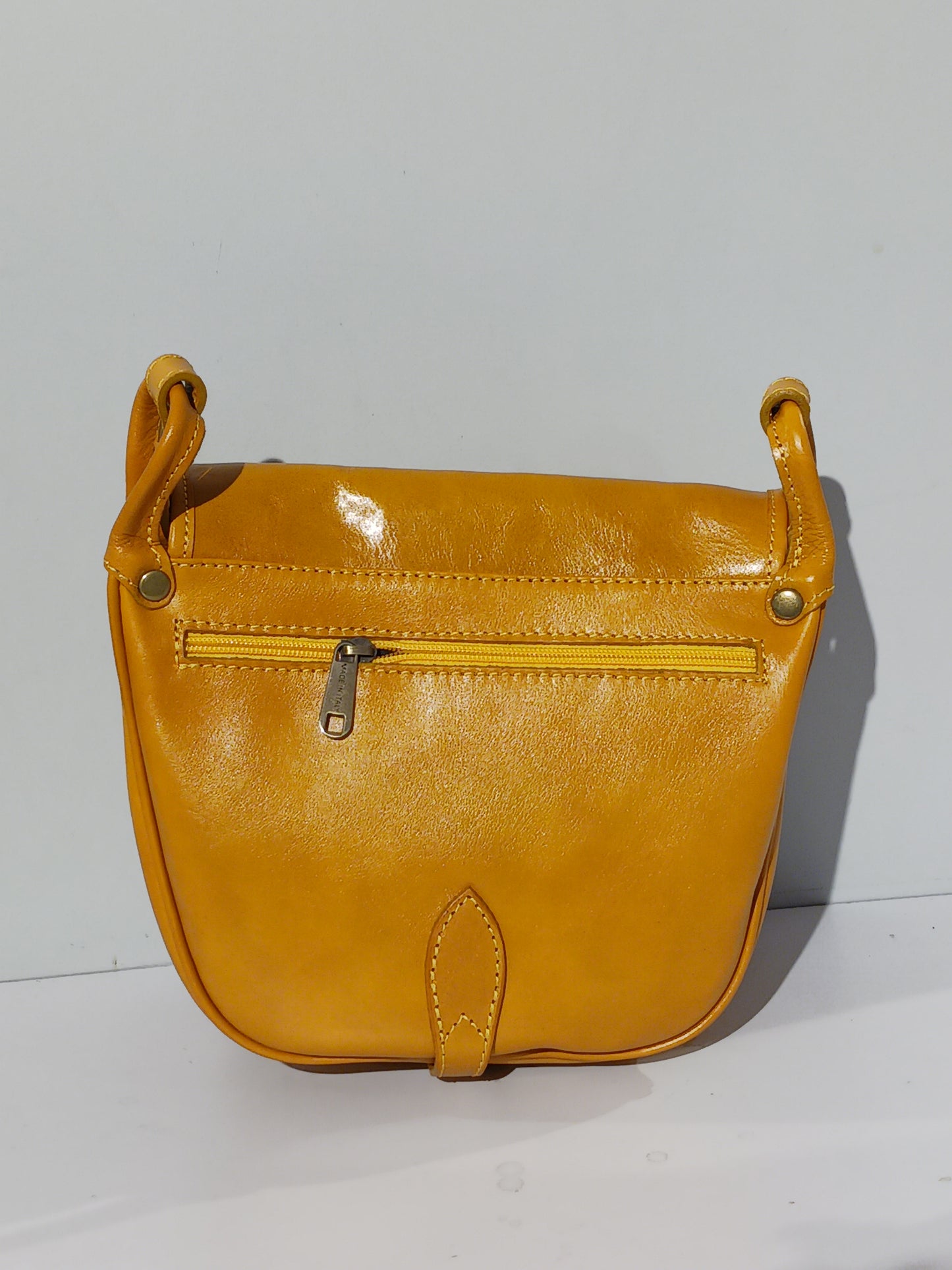 Sac à main en cuir - Datte