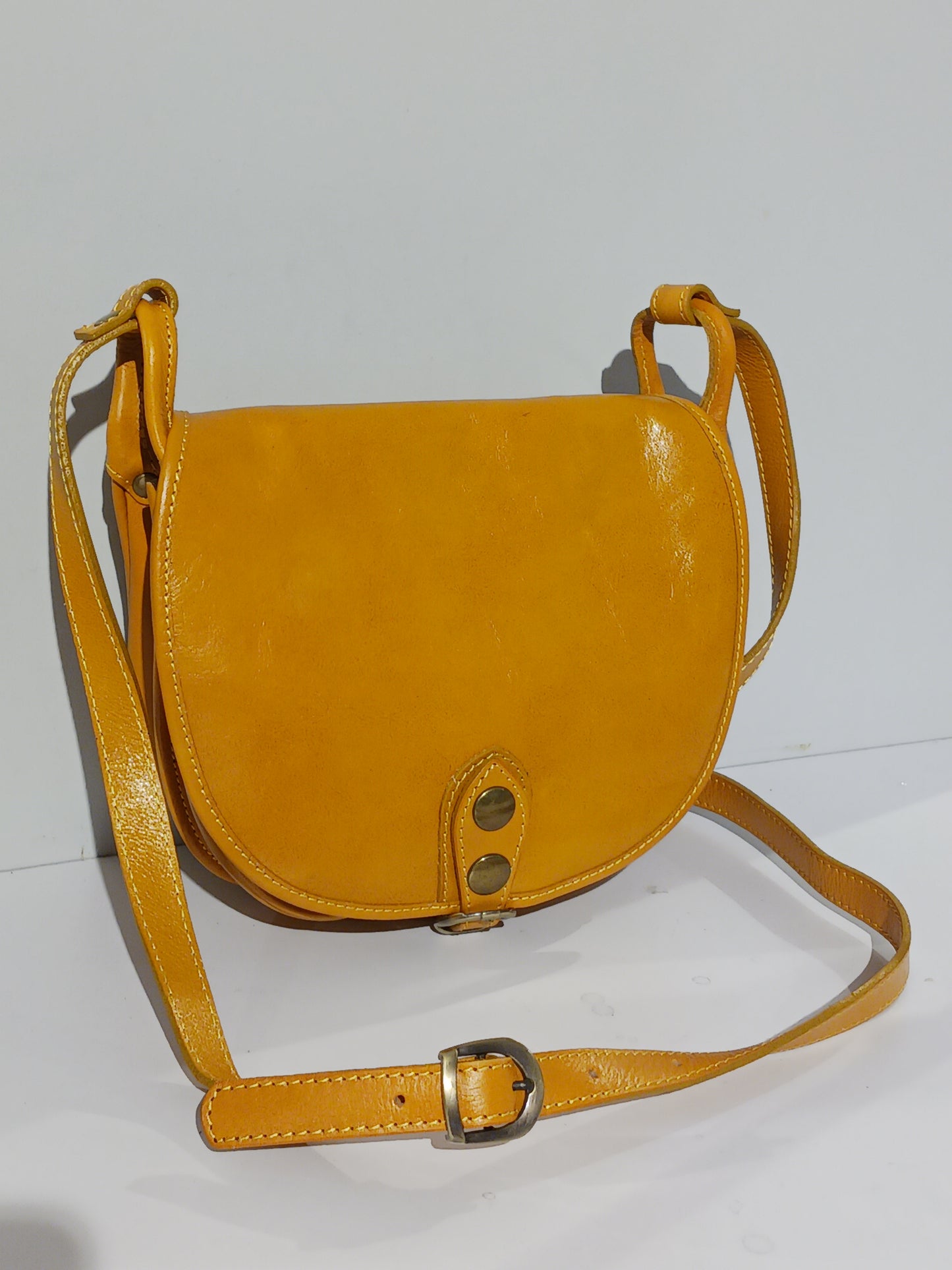 Sac à main en cuir - Datte