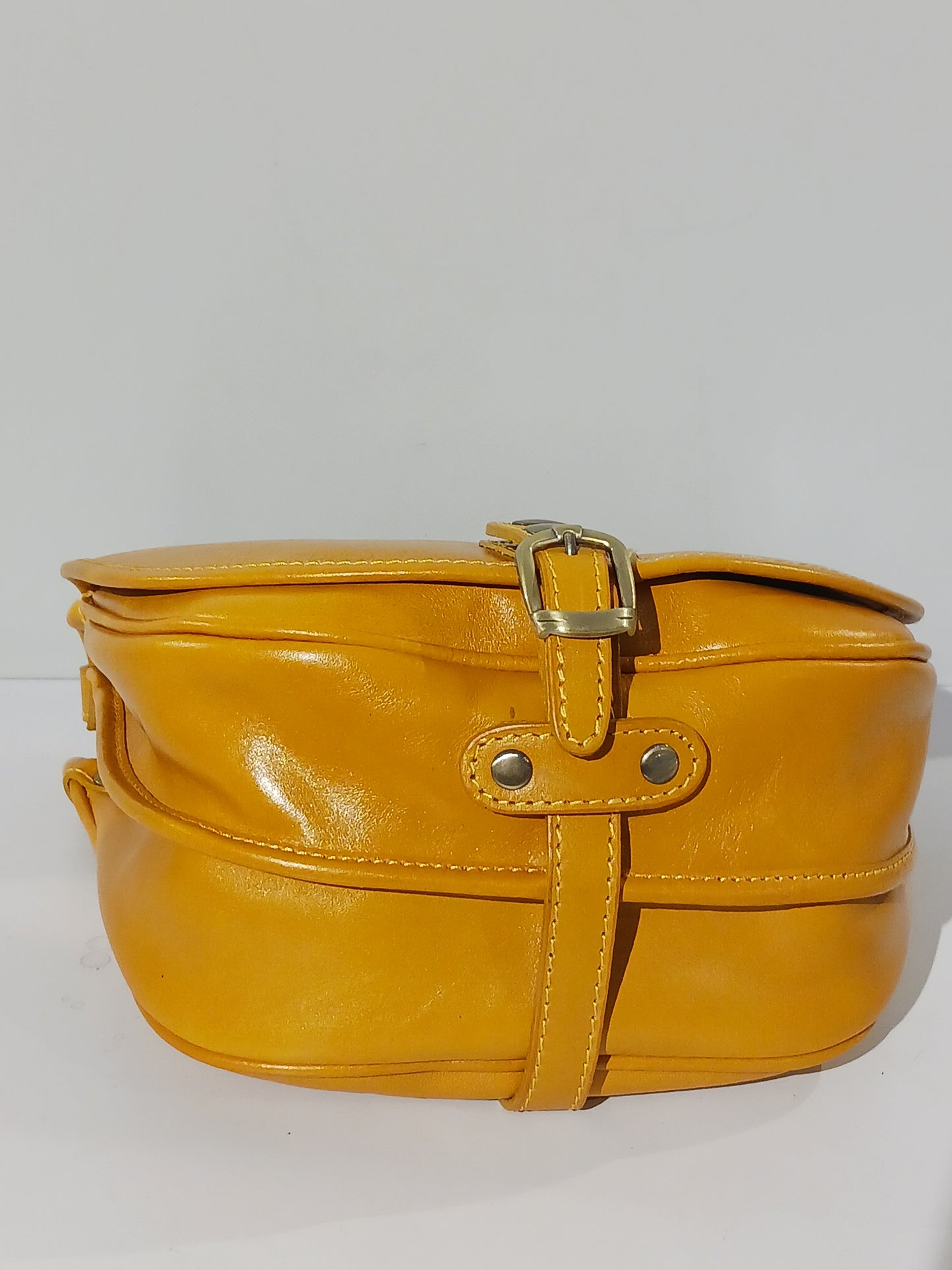 Sac à main en cuir - Datte