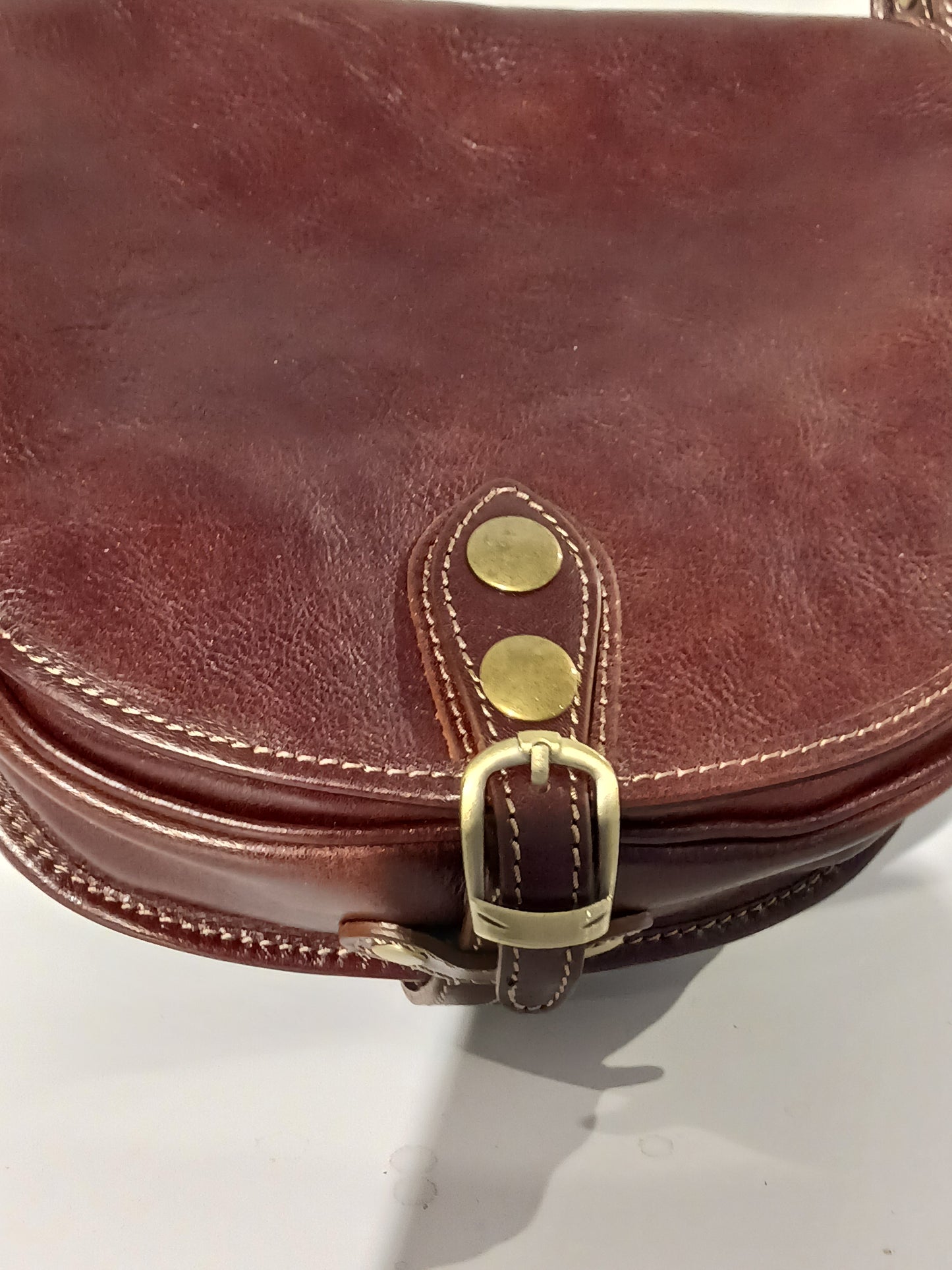 Sac à main en cuir - Datte