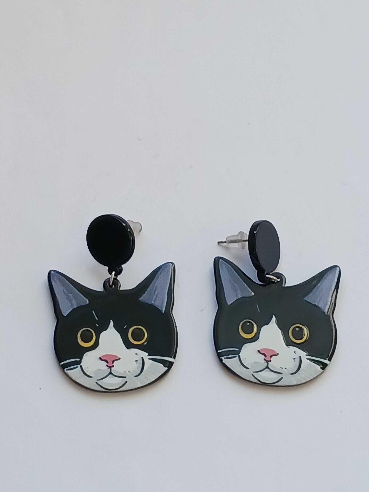 Boucles d'oreilles chat