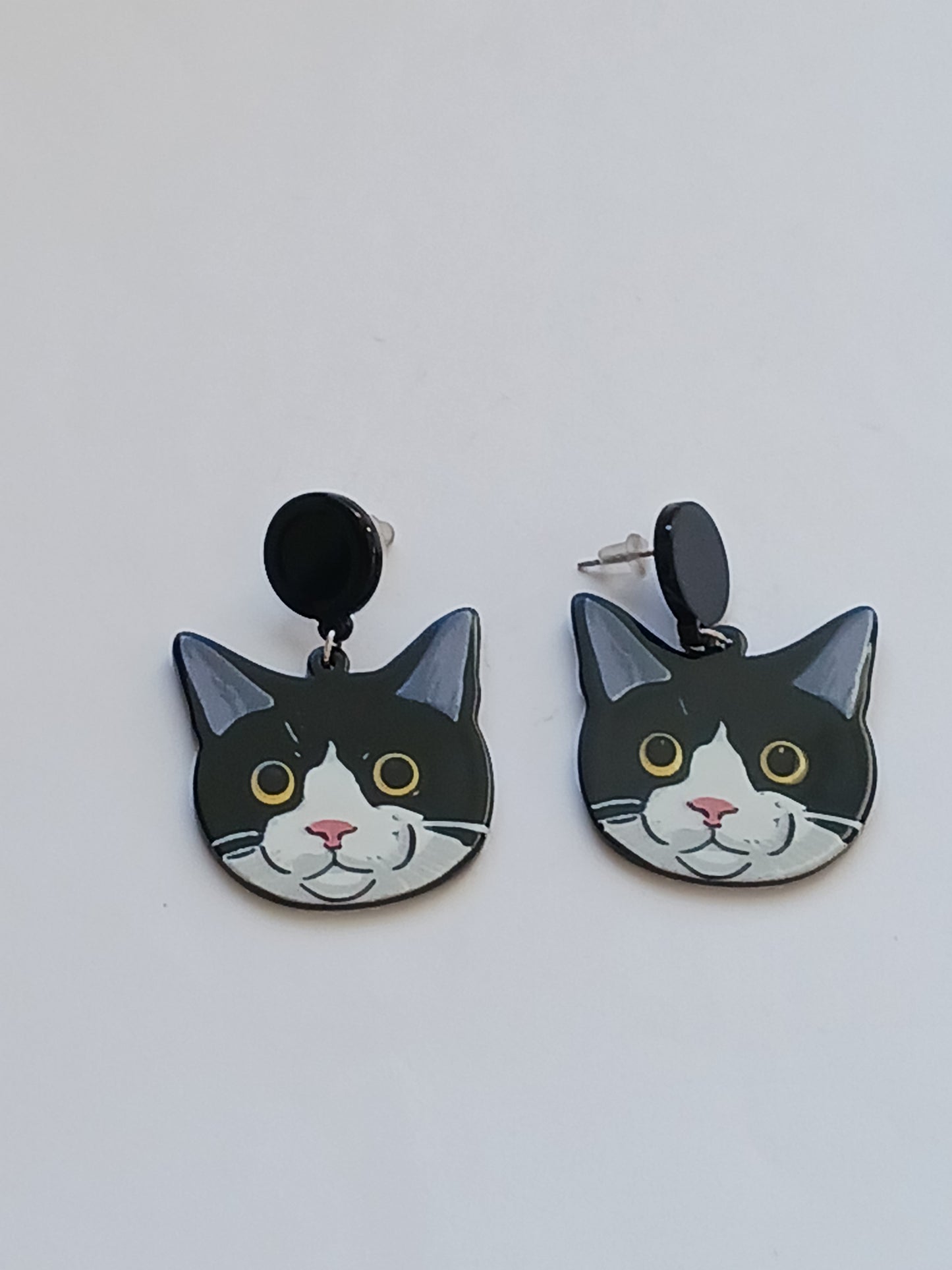 Boucles d'oreilles chat