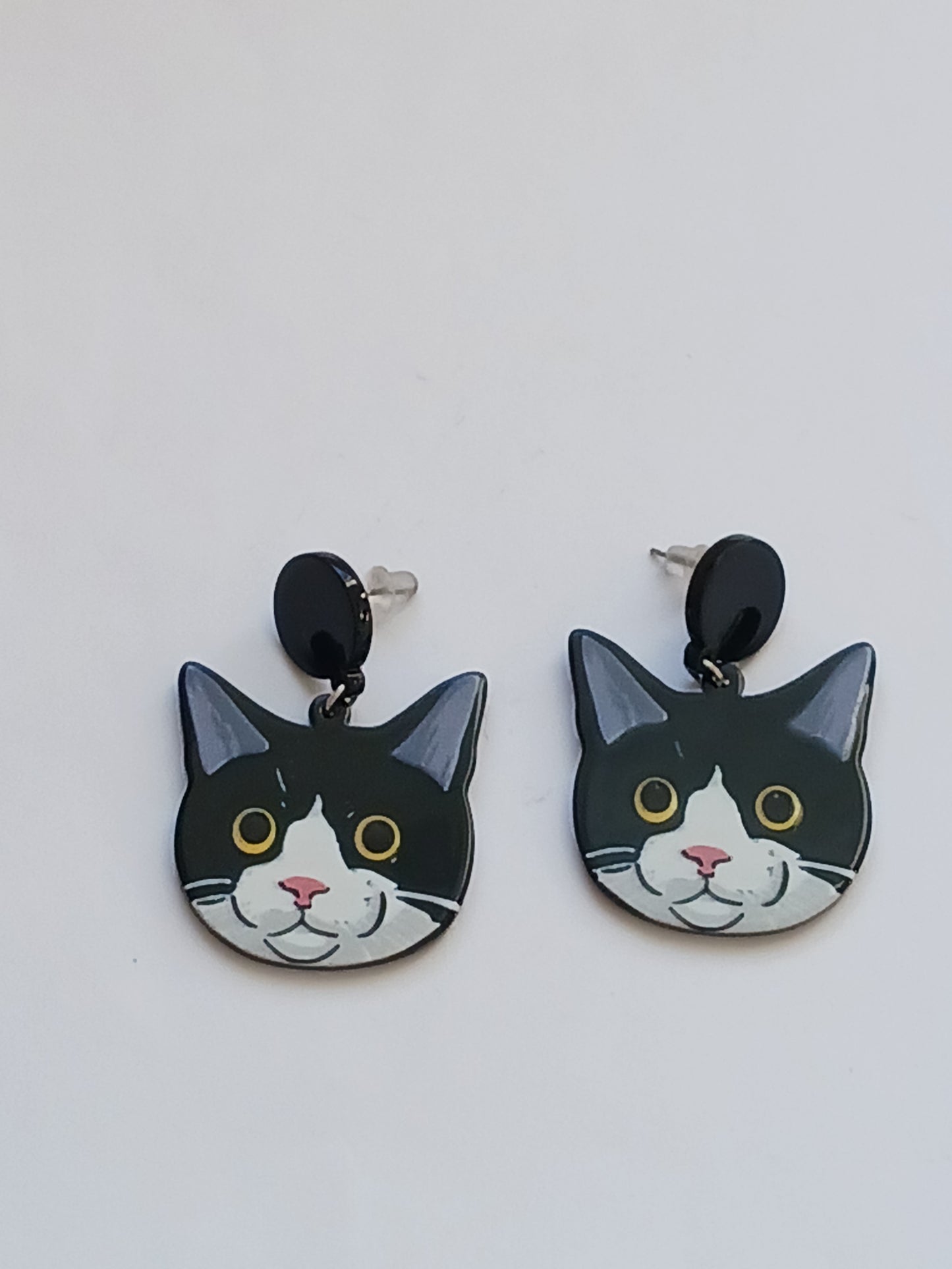 Boucles d'oreilles chat
