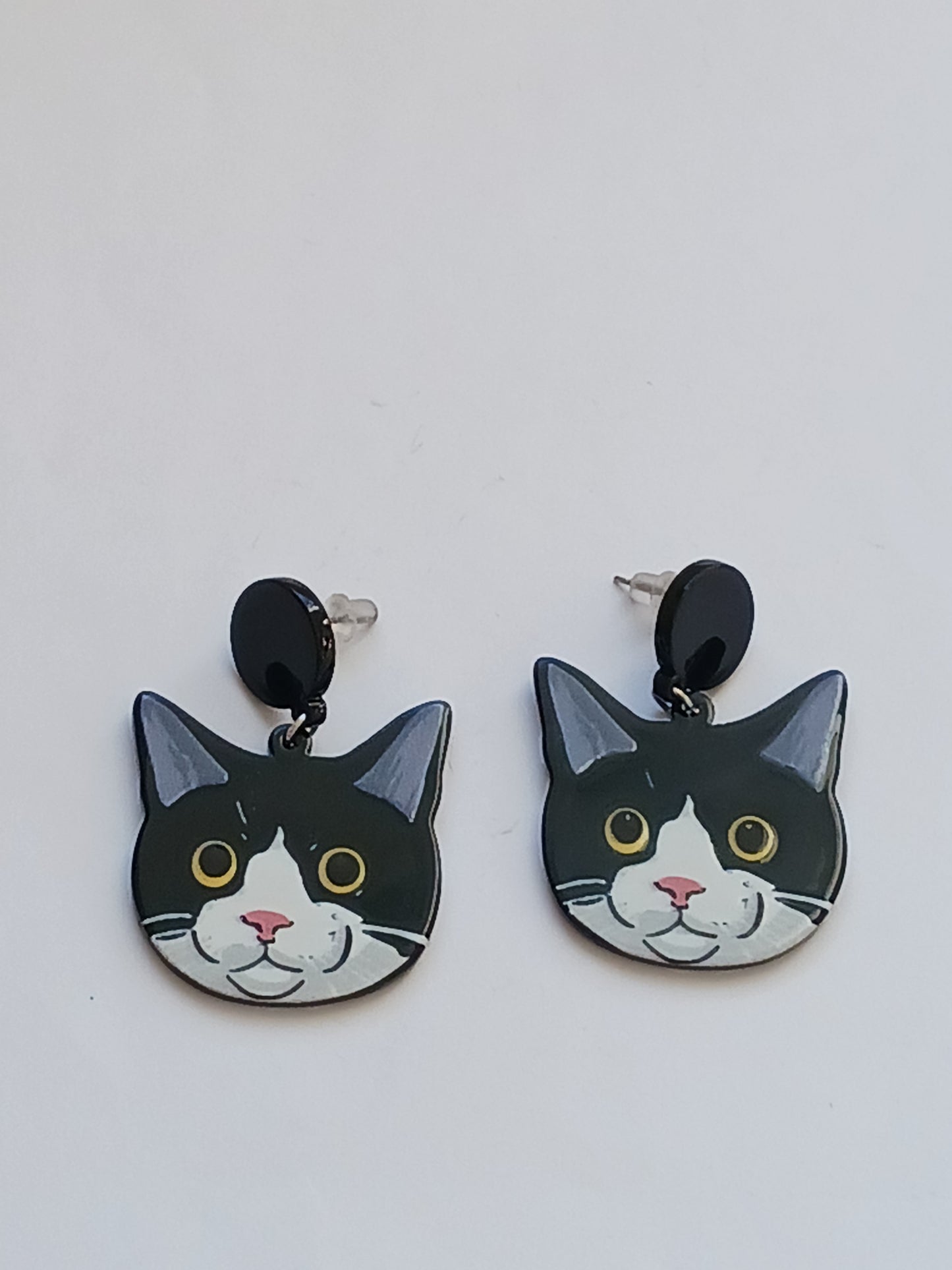 Boucles d'oreilles chat