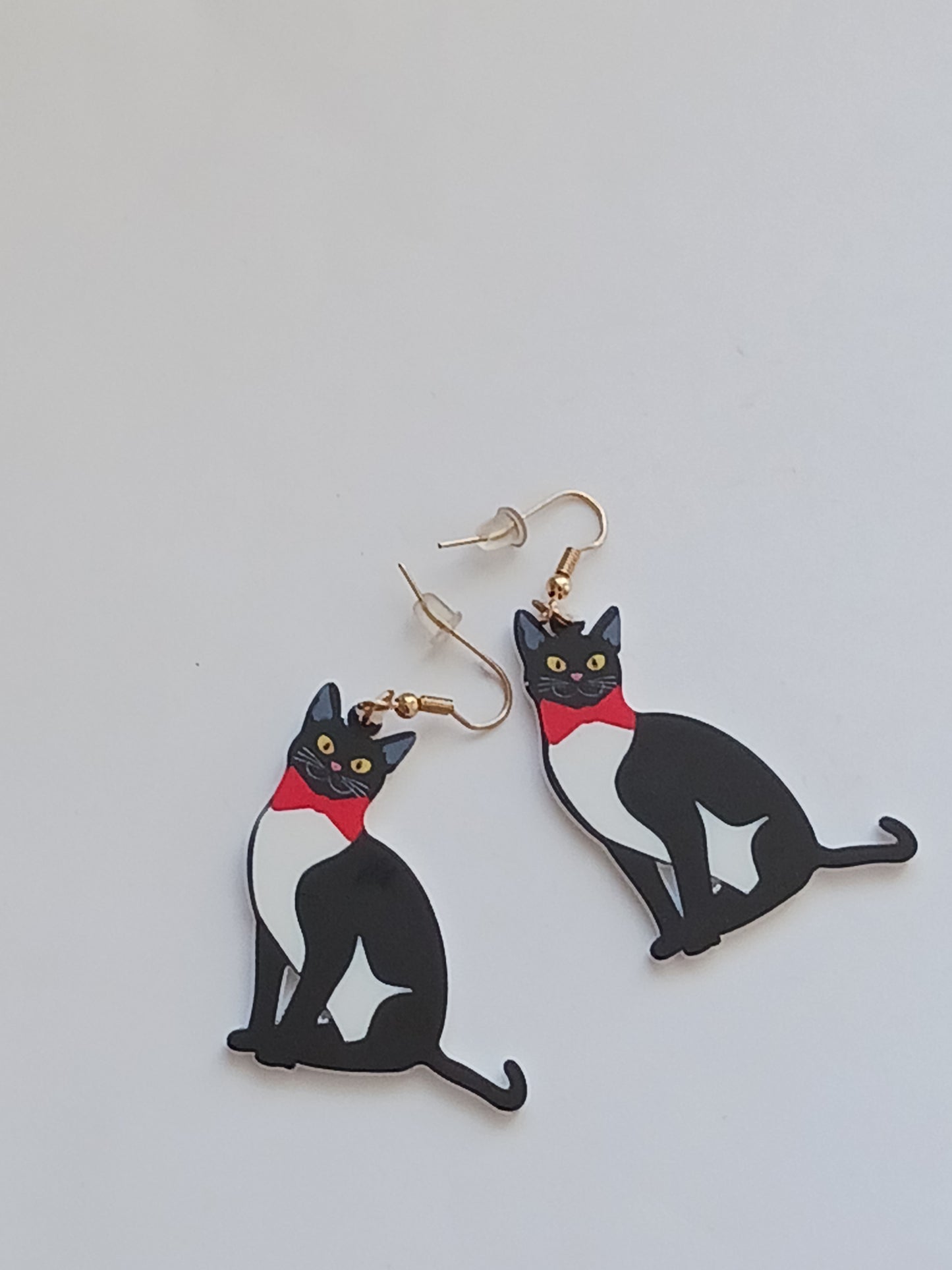 Boucles d'oreilles chat