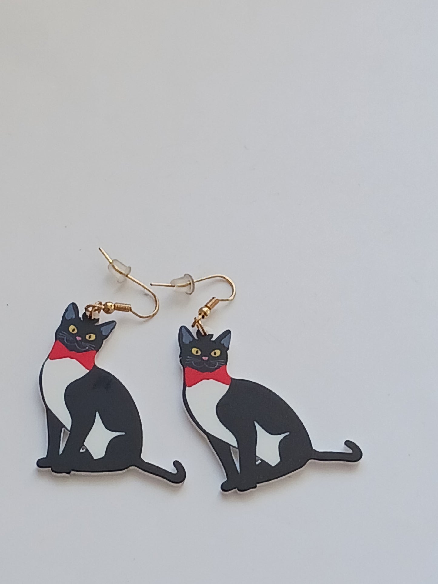 Boucles d'oreilles chat