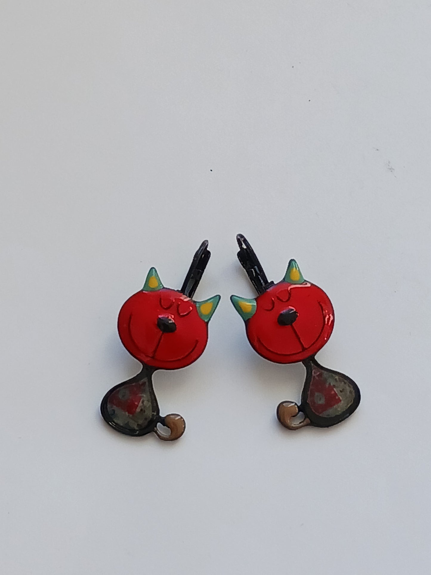 Boucles d'oreilles chat