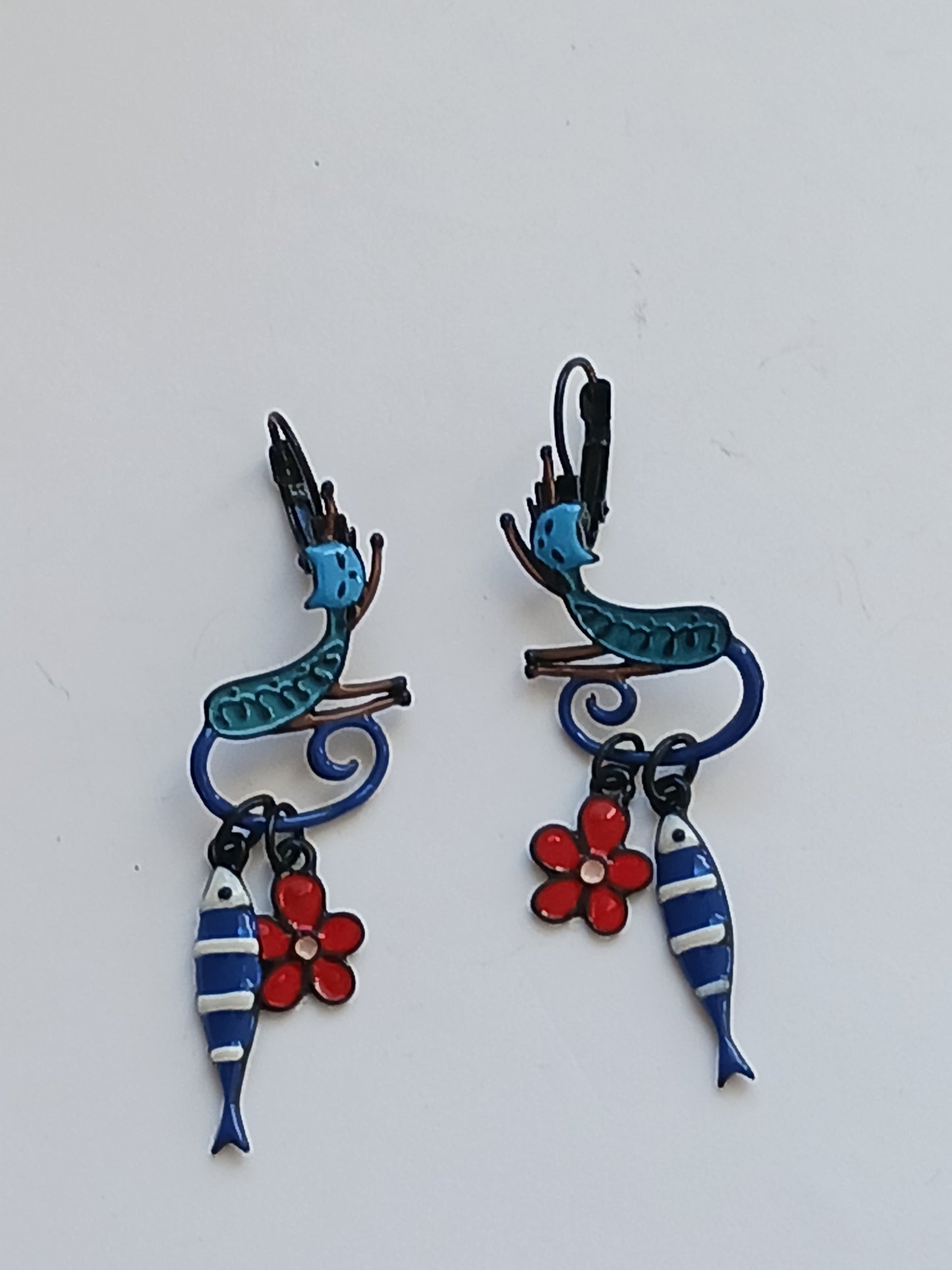 Boucles d'oreilles chat
