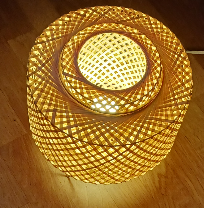 Lampe en bambou - Grand modèle