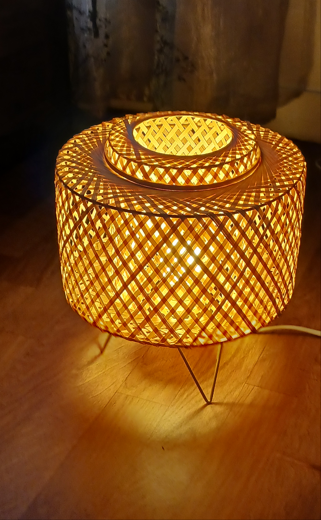Lampe en bambou - Grand modèle