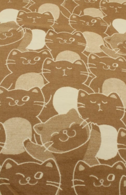 Écharpe reversible motif chat - ATL002