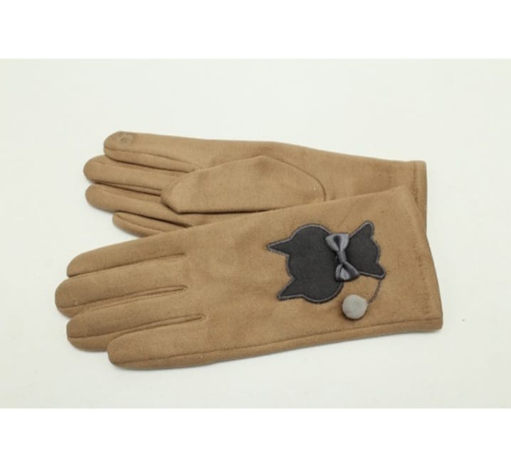 Gants motif chat