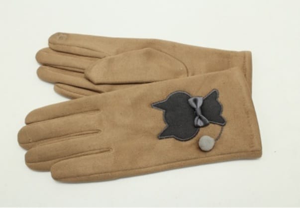Gants motif chat