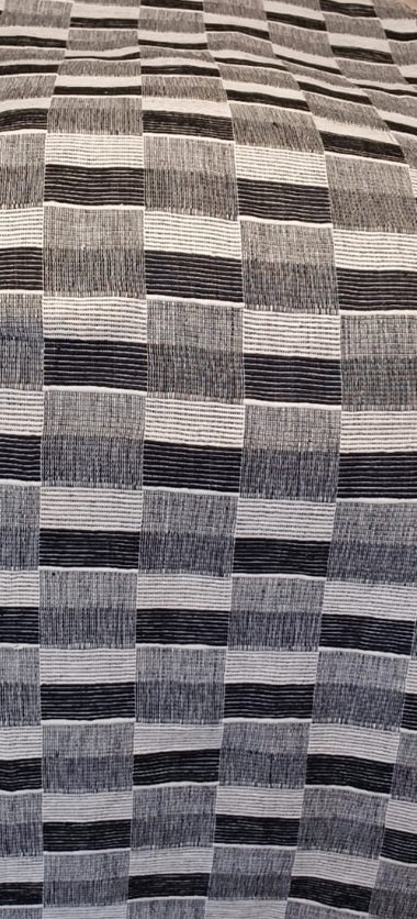 Plaid / Couvre canapé / tissu d'ameublement 100% coton tissé à la main, réversible