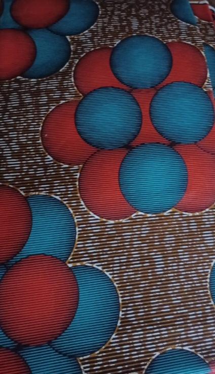 Fabric - Wax 100% cotton 5.25 meters (6 yards)