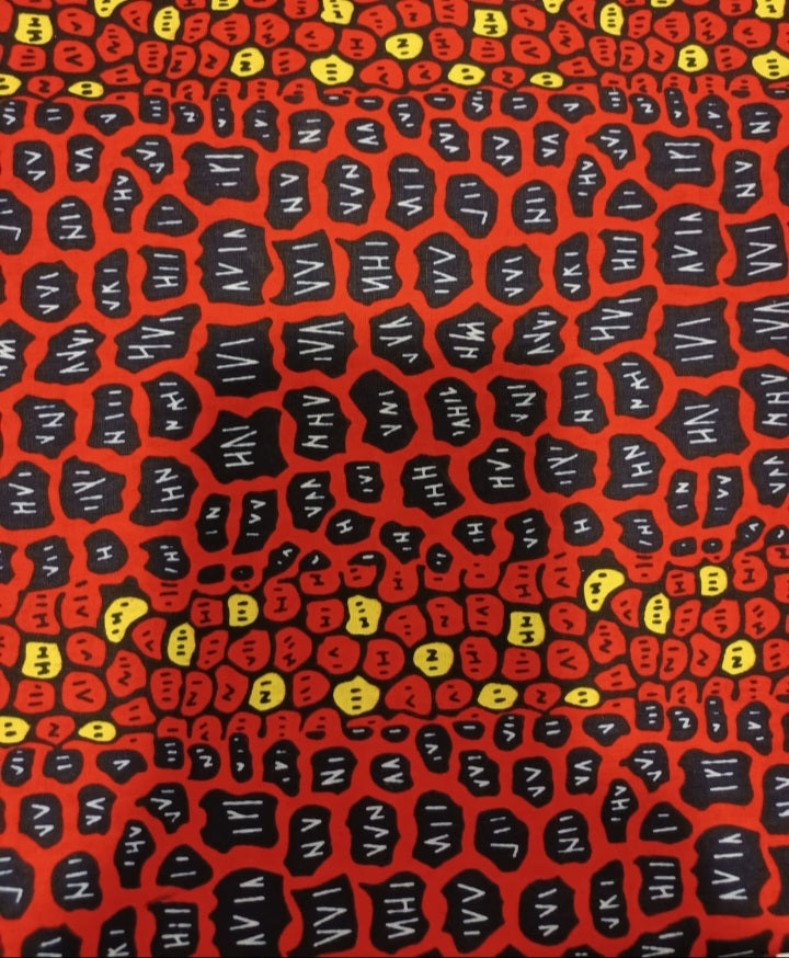 Fabric - Wax 100% cotton 5.25 meters (6 yards)