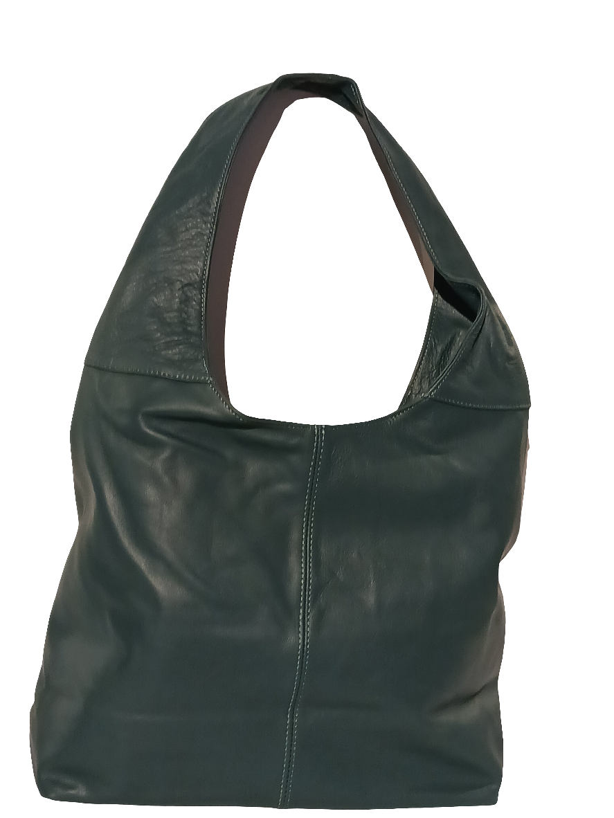 Sac à main en cuir - Indigo