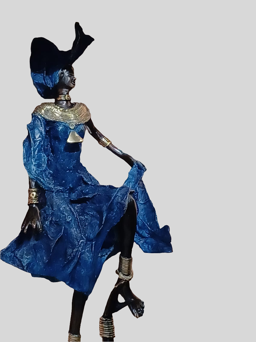 Sculpture en bronze - la danseuse