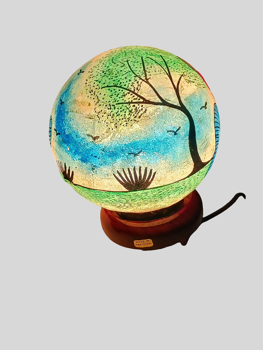 Lampe en vessie de chameau - petit modèle