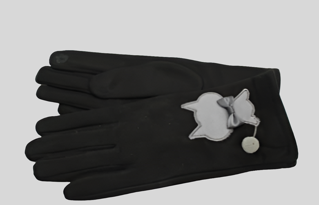 Gants motif chat