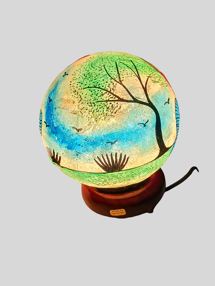 Lampe en vessie de chameau - petit modèle