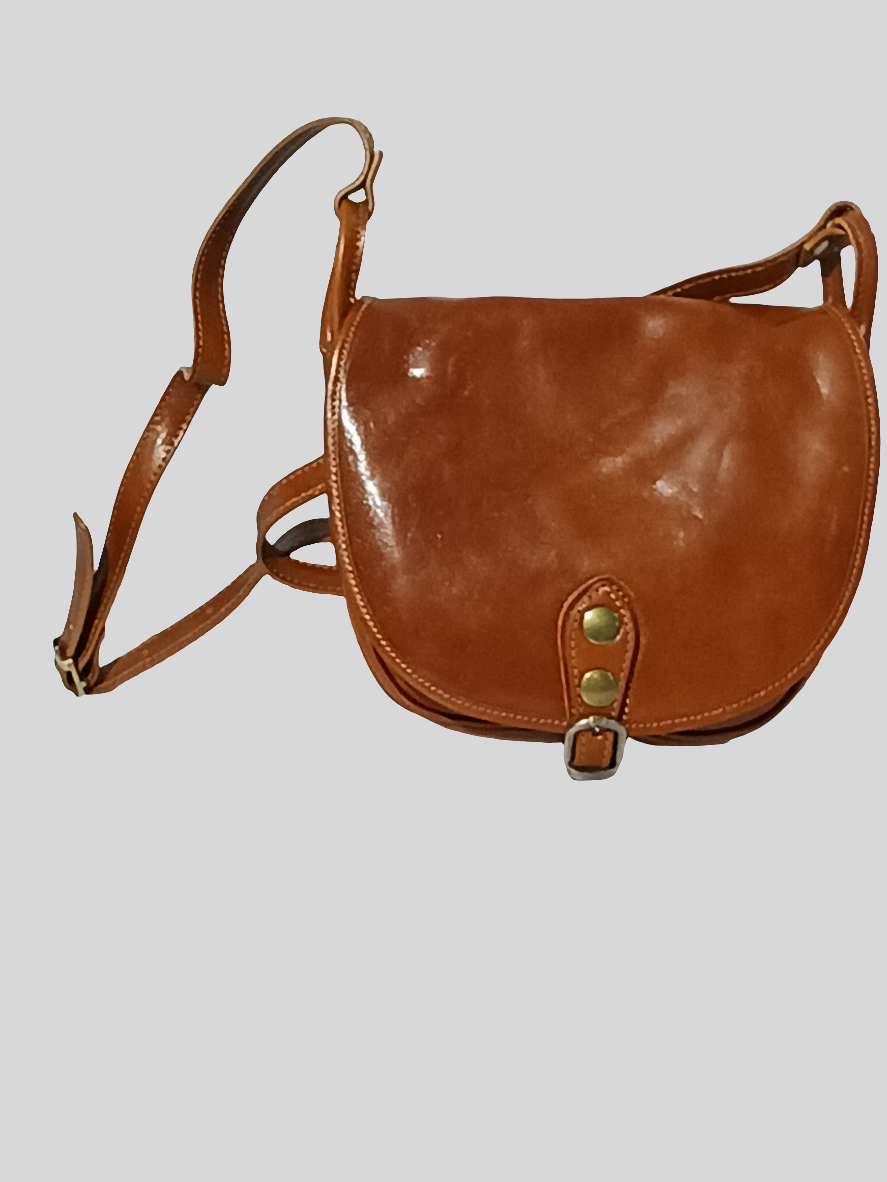 Sac à main en cuir - Datte