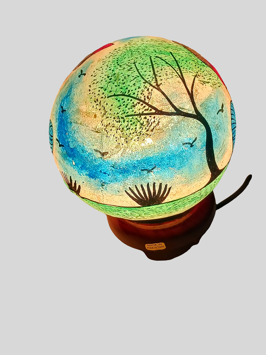 Lampe en vessie de chameau - petit modèle