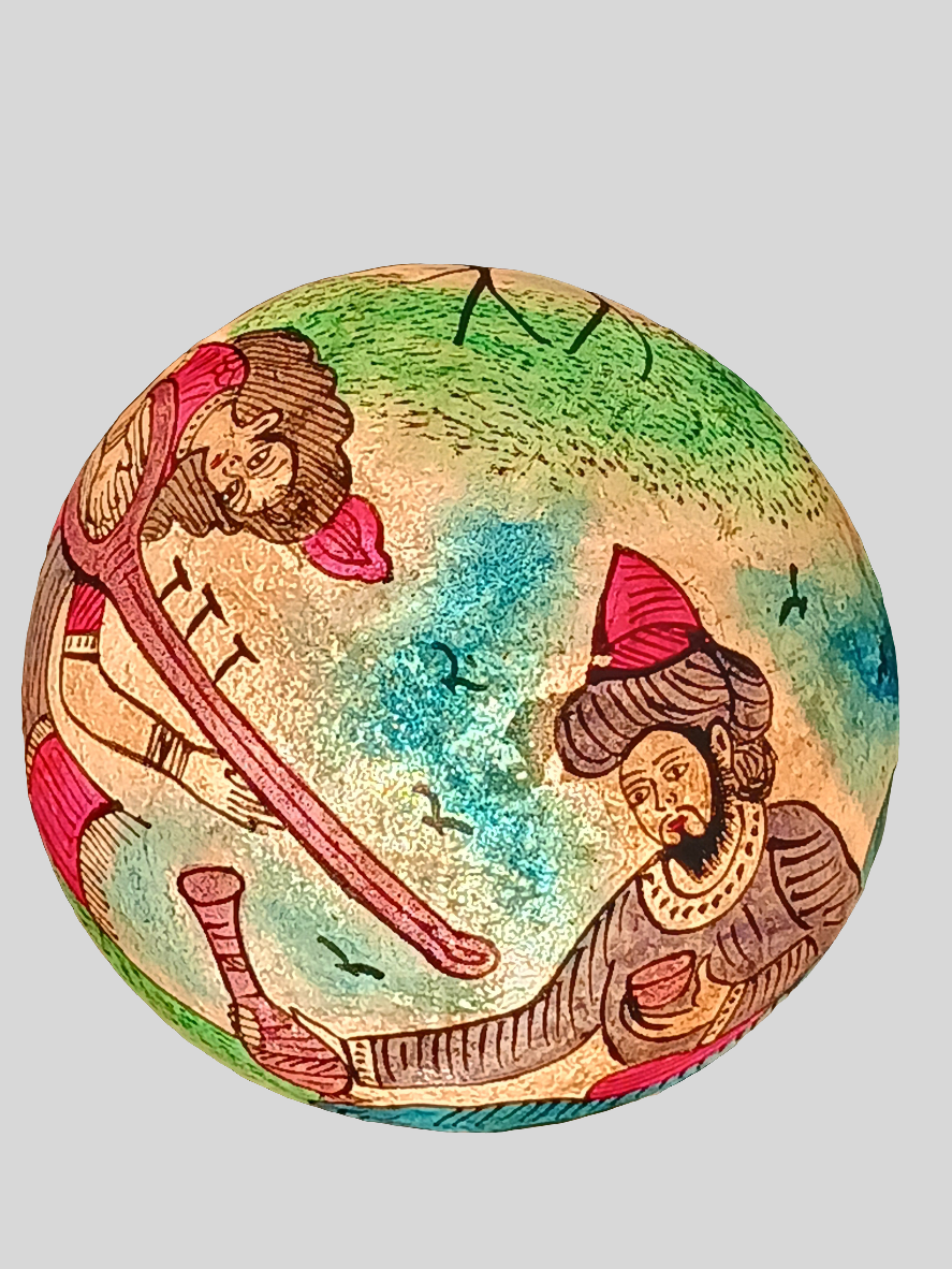 Lampe en vessie de chameau - petit modèle