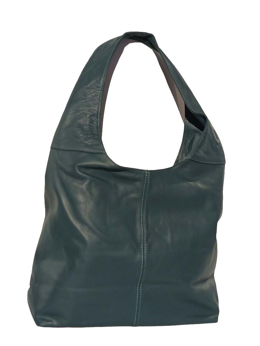 Sac à main en cuir - Indigo