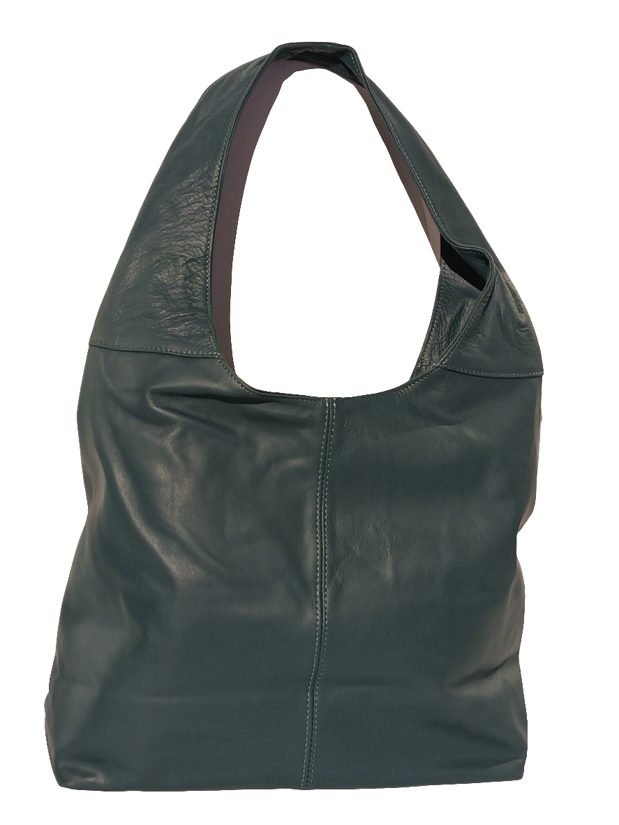 Sac à main en cuir - Indigo