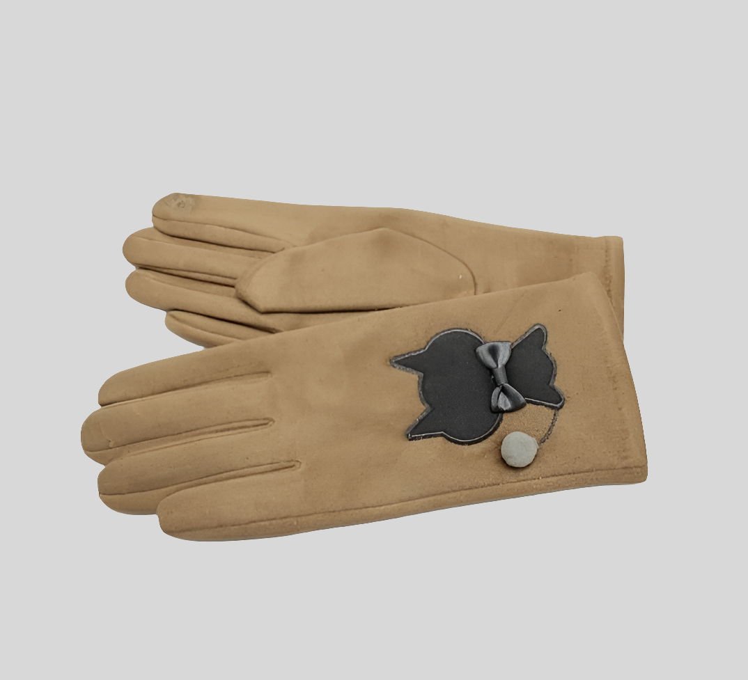 Gants motif chat